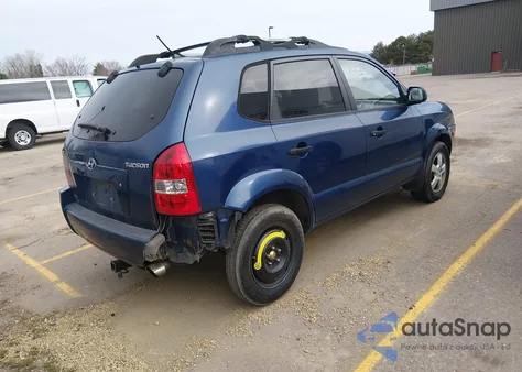 2006 Hyundai Tucson Gl from USA, damaged, VIN KM8JM12B46U412786